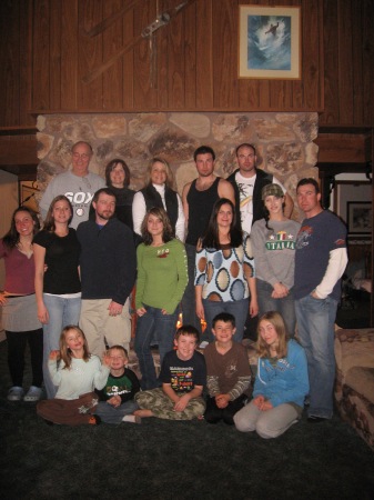 The whole crew in Tahoe, 2009