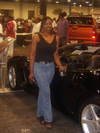 Showing off my car at the v-103 car show..lol