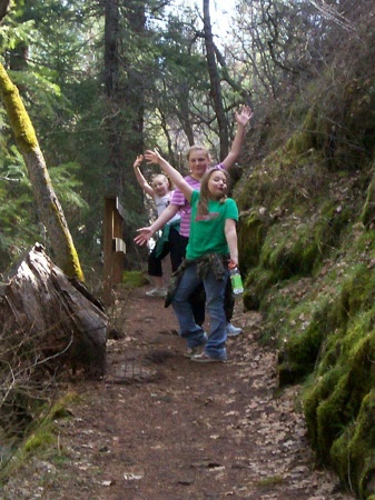 My girls at Burney Falls