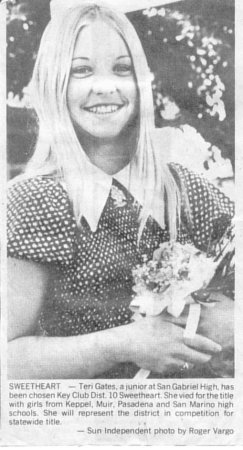 1974 SGHS Key Club Sweetheart