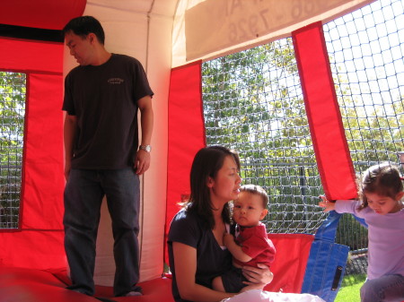 Mike in bouncy house