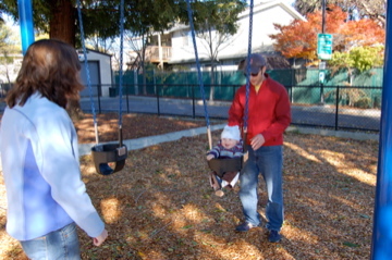 First swing ride!