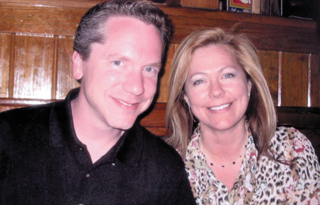 My fiance Susan and I at Outback