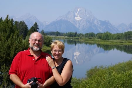 Steve and Donna at Grand Teton's National Park