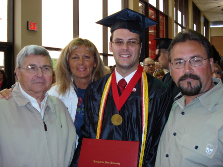 Josh,  4.0 with honors, just like Dad (not) !