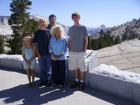 Family in Yosemite