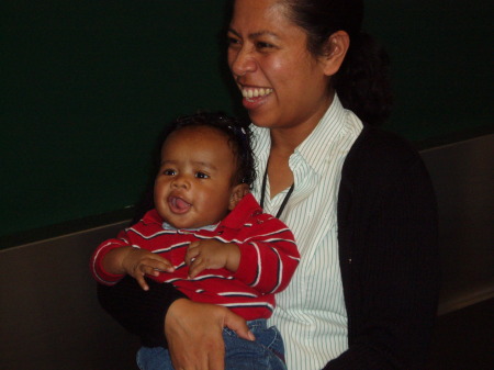 Marvell and his mother Linda