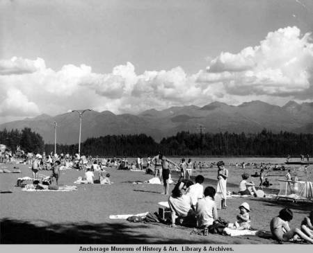 Swimming at Goose Lake 1969