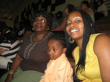 My mother, grandson and daughter
