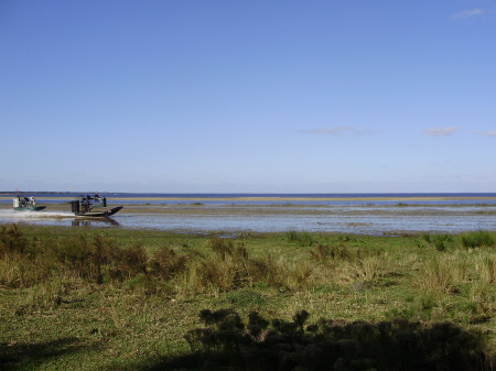 My Son Austin Airboat Racing On Lake Kissimmee