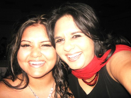 My cousin Shaz & Me New Yearws Eve 2008