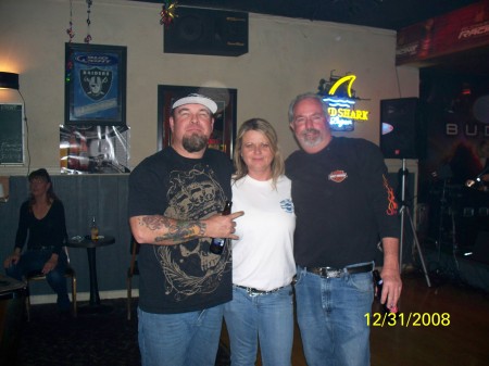 Me , Jackie , and good friend and dummer Dave