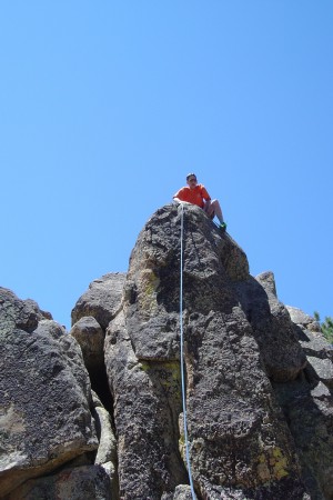 Climbing at Holcolmb Valley, CA