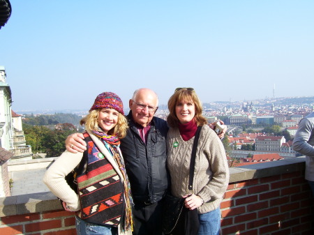 Prague with my sister and father