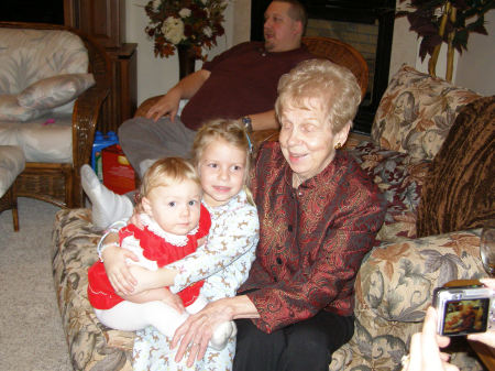 great grandma with kylee and rachel