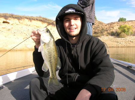 Lake Castaic Ryan's first Bass ever
