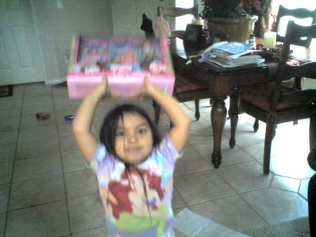 her new barbies