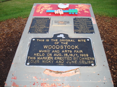 Woodstock Plaque