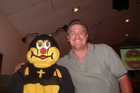 My husband....and the bible bee....