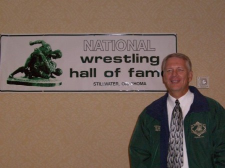 Induction into the National Wrestling H.O.F.