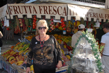 Kathy, one day as a Tourist while in Rome