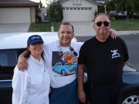 My sister Jeannie, Me & My brother Cruz