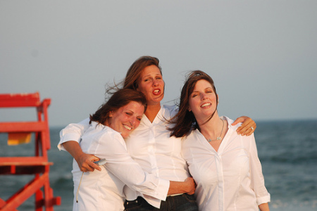 August 2008:  My girls