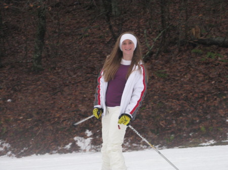 Emily skiing- christmas 2008