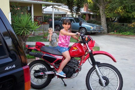 She loves motorcycles