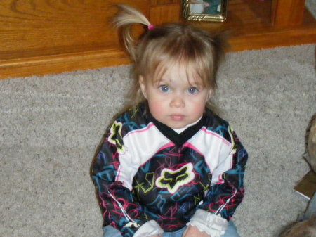 Rylee my 2 yr. old grand daughter ( fox fan)