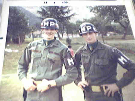 Tim Brown and myself, 188th MP Co, Korea 1981