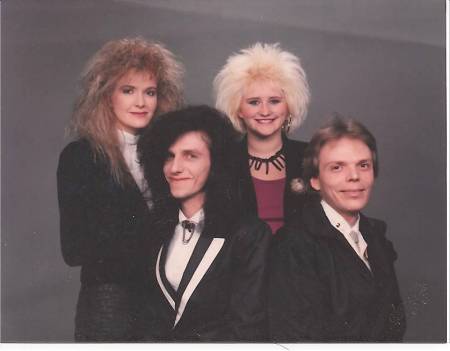 Travis & Tom, Robin & Ann  about 1986