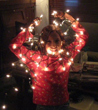 Elina lights up Christmas!