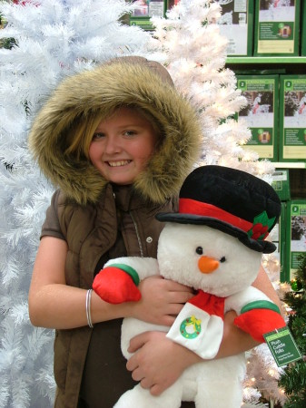 My granddaughter, Christmas 2008