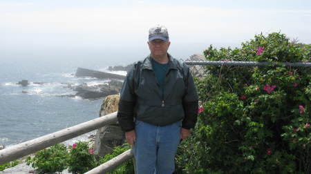 Portland Head Light Ron in Foreground