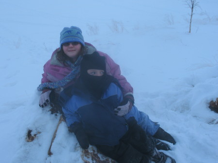 after a day of ice fishing