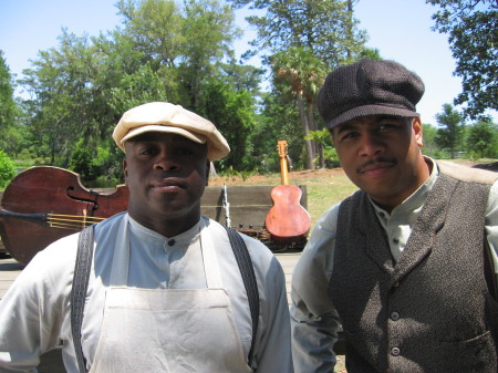 Omar Gooding and I on movie set!