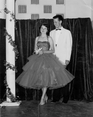 Bob & Sharon Senior Prom 1955