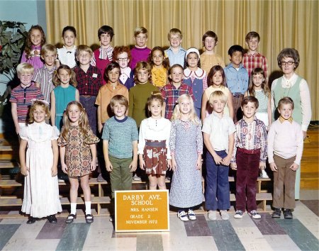 Class pictures of the 1970s.