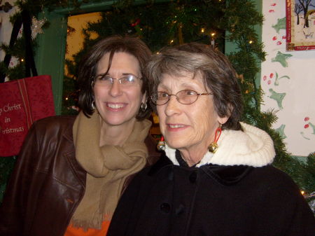 Mom and me - Christmas 2008