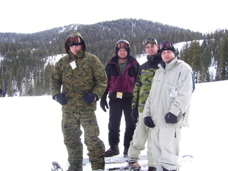 the boys day on the slopes