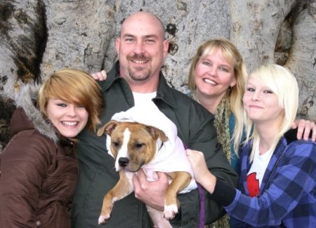 Tori, Rich, me & Taylor (and our dog Emily)