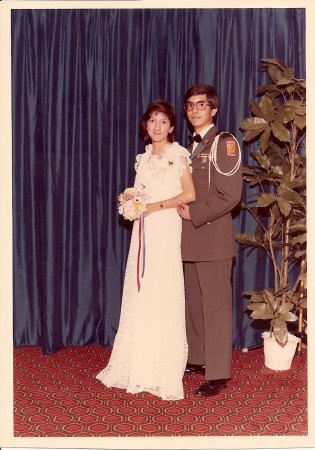 Cindy Garza military ball 80