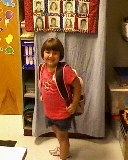 Amy first day of school