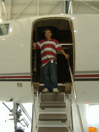 Aaron on a Jet!
