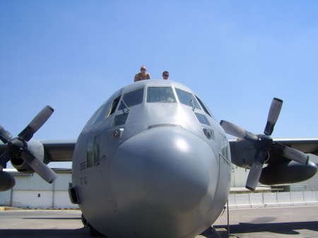 Another pic of me ontop of a c-130