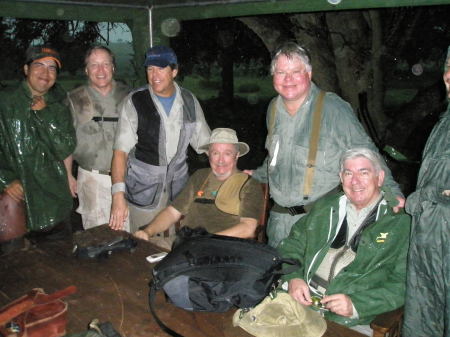 Caught in downpour, Argentina 2008.