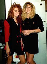 1991-Sonya and Sherry -Lee Highschool