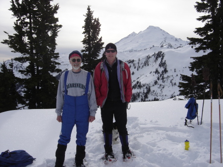 Rick Hiebert and Me Snowshoeing Trip, Feb '09