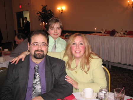 Alex,Tim& me at Daryl & Stacy's wedding!